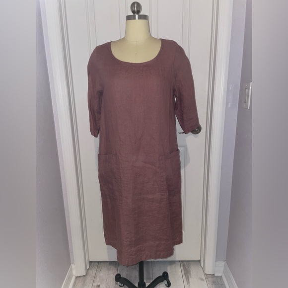 Conscious Clothing Dresses & Skirts - Conscious Clothing Linen Shift Dress